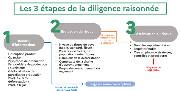 Les 3 étapes de diligence raisonnée